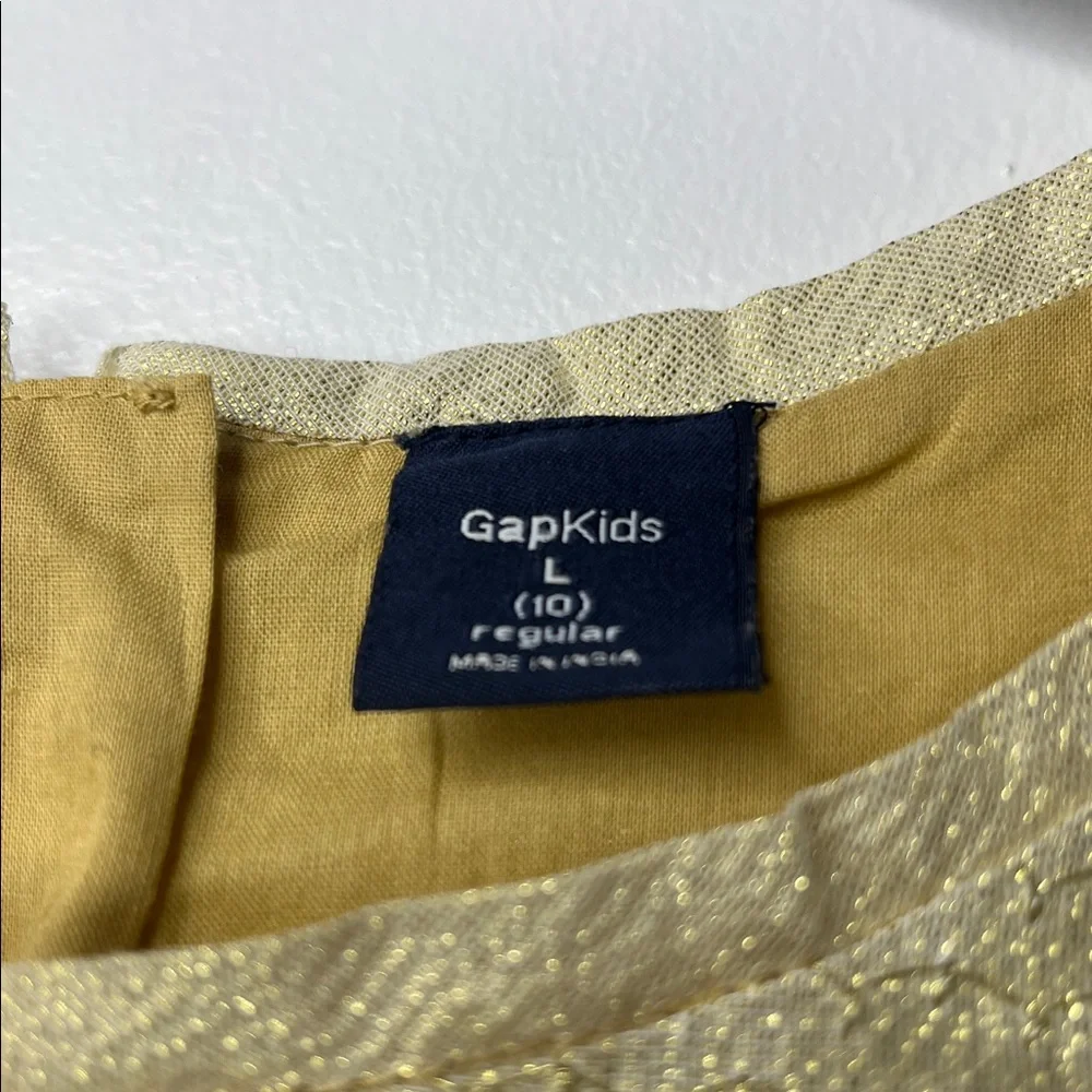 GAP Kids Champagne Gold Sequin Dress Sz L (10) - Picture 3 of 8